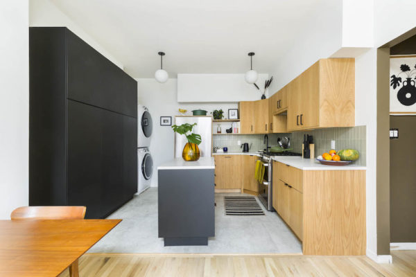 A Plywood Kitchen is Loaded With Personality